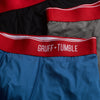 Sportsman premium size boxer briefs for big and tall men. XL, XXL, 3XL, 4XL.   option=snorkel blue